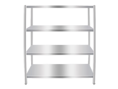 四层平板货架