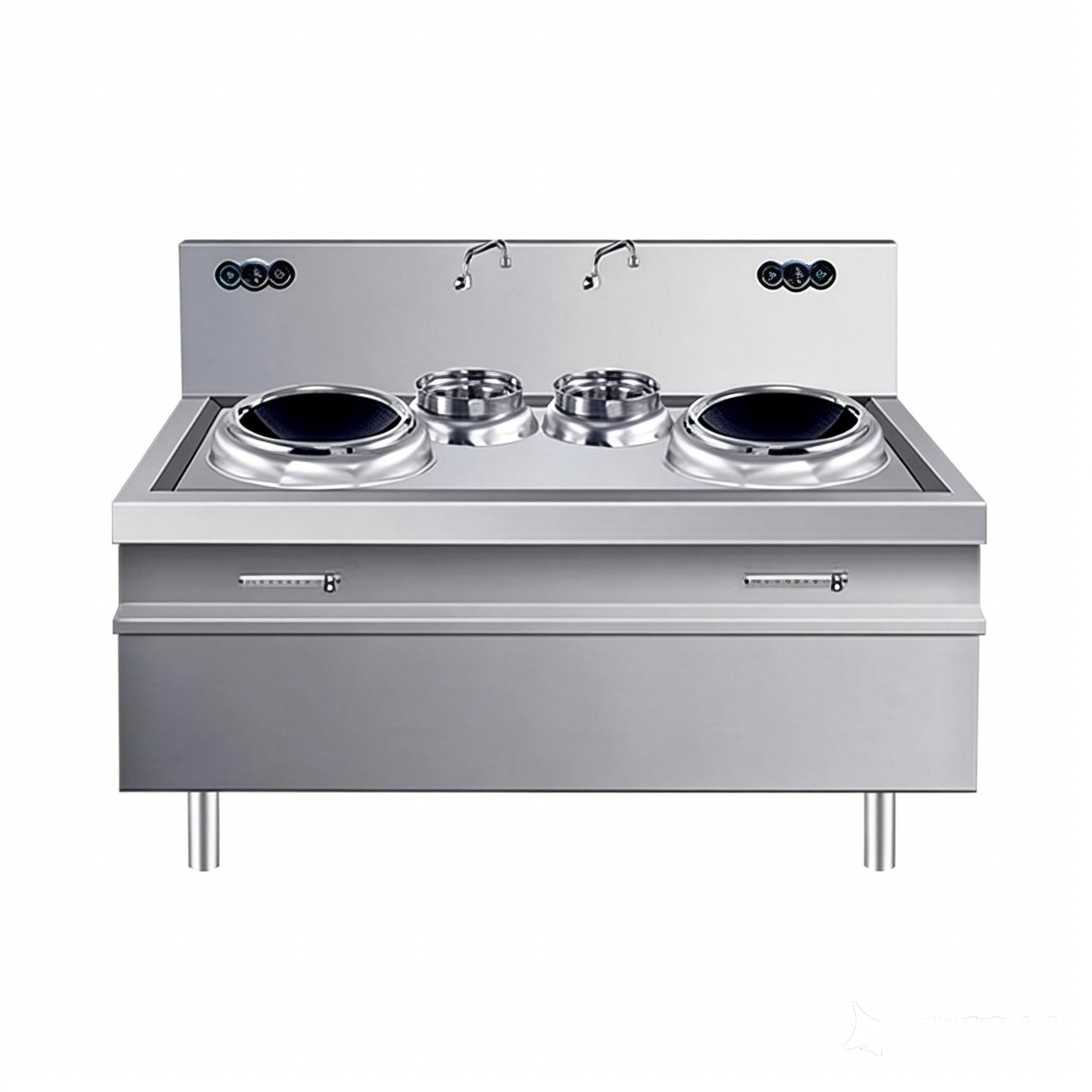 双炒双温电磁灶